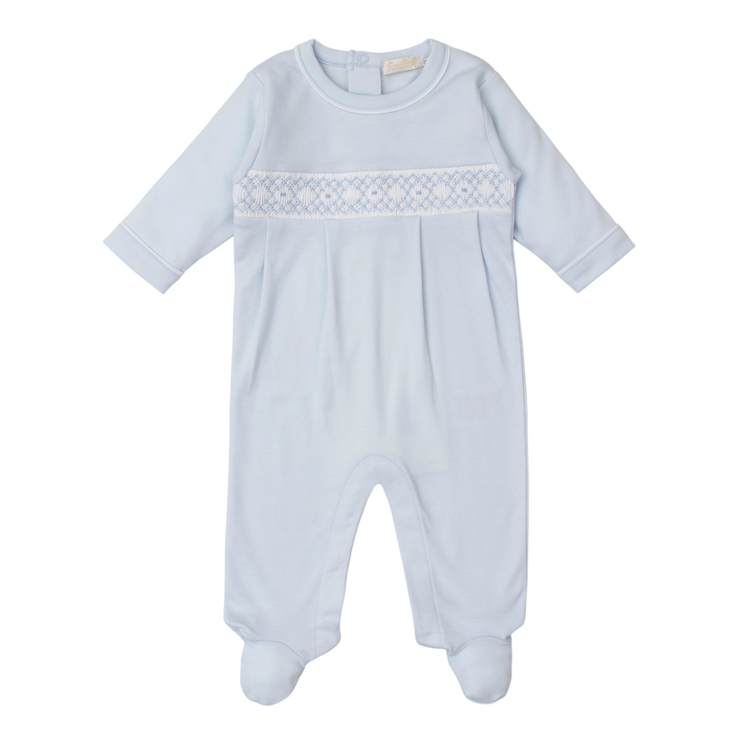 Kissy Kissy Hand Smocked CLB Footie