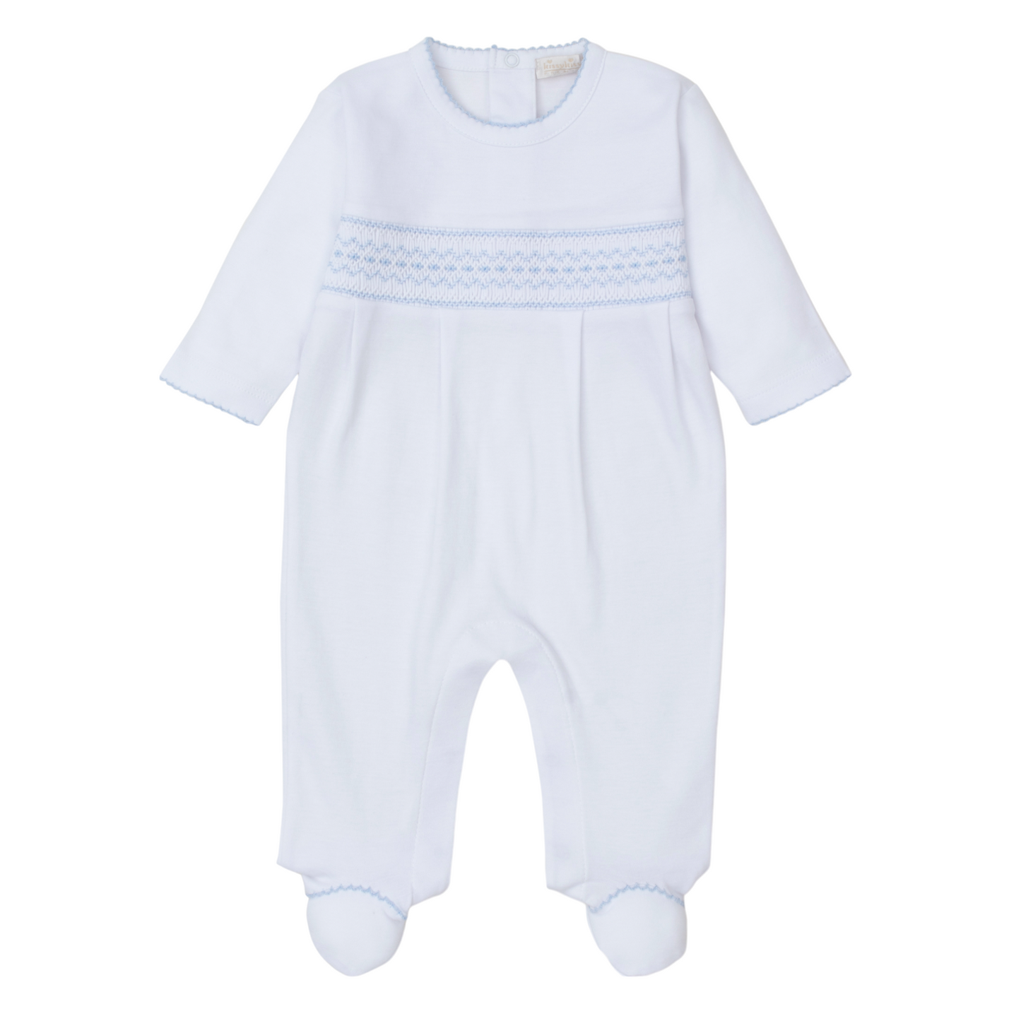 Kissy Kissy Hand Smocked CLB Footie