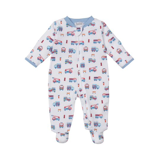 Kissy Kissy Fight The Fire Zip Footie