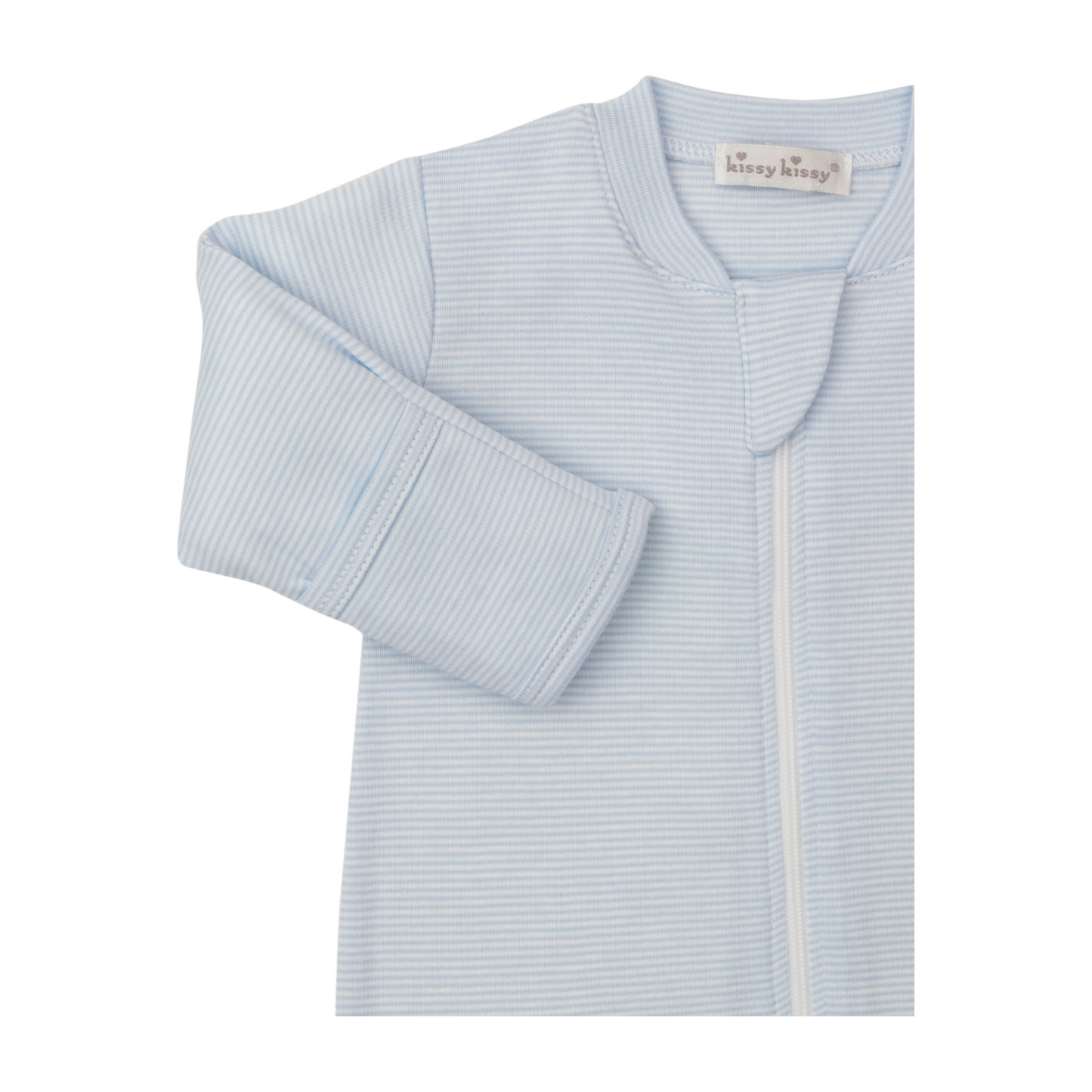 Kissy Kissy Forest Fanfare Stripe Zip Footie