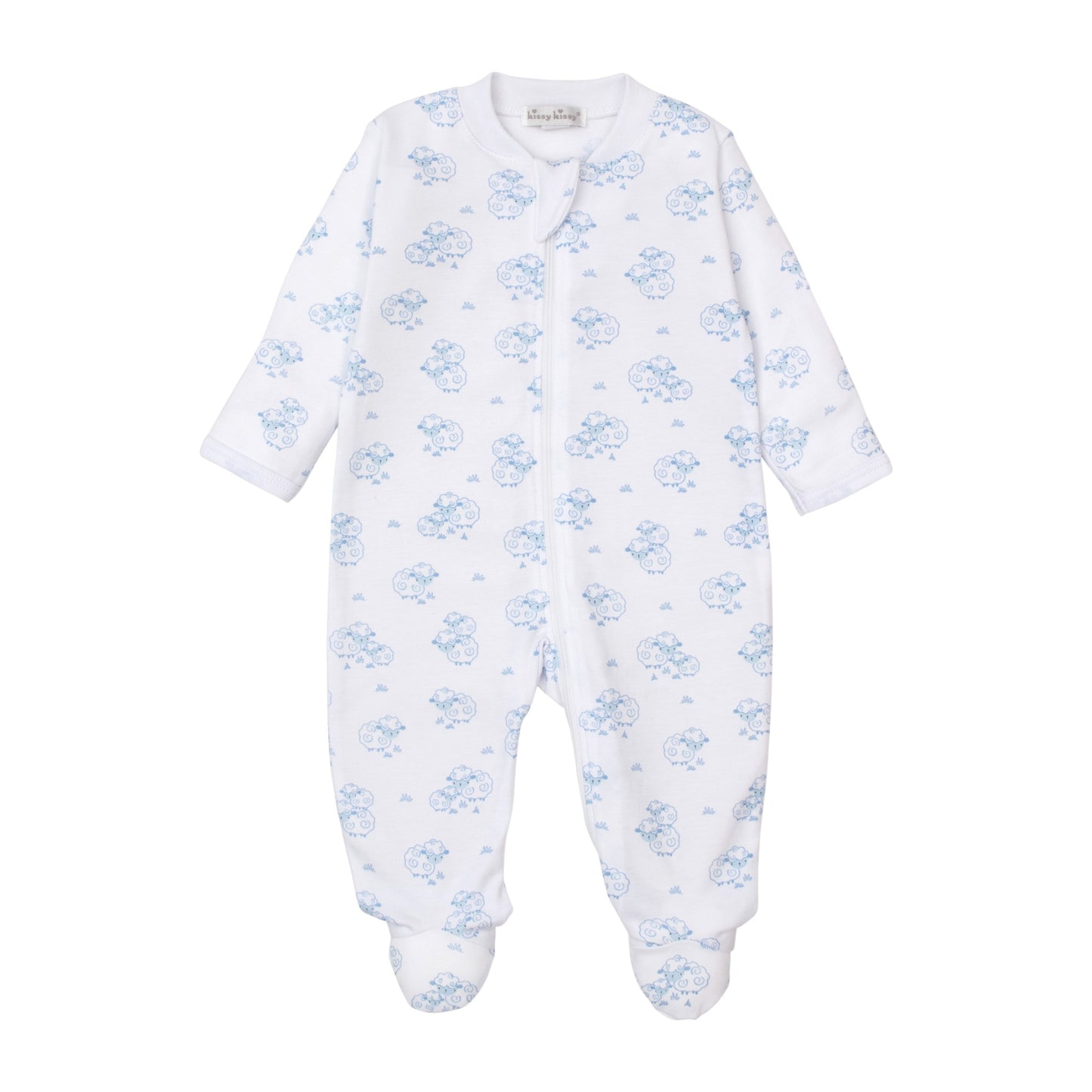 Kissy Kissy Sweet Sheep Zip Footie
