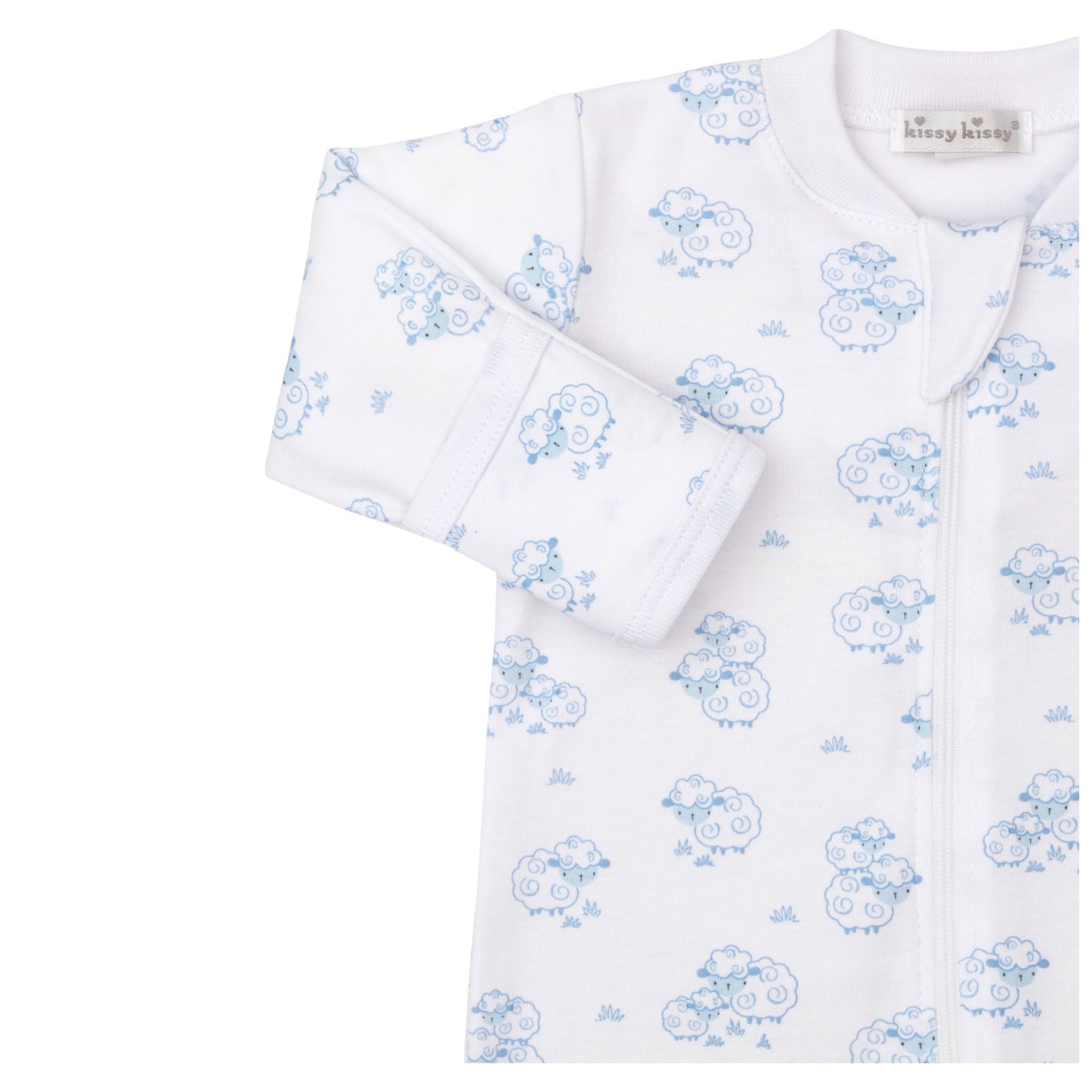 Kissy Kissy Sweet Sheep Zip Footie