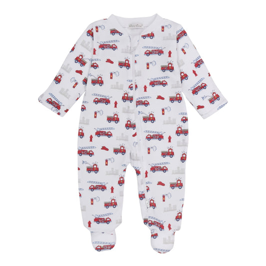 Kissy Kissy Fire Rescue Racers Zip Footie