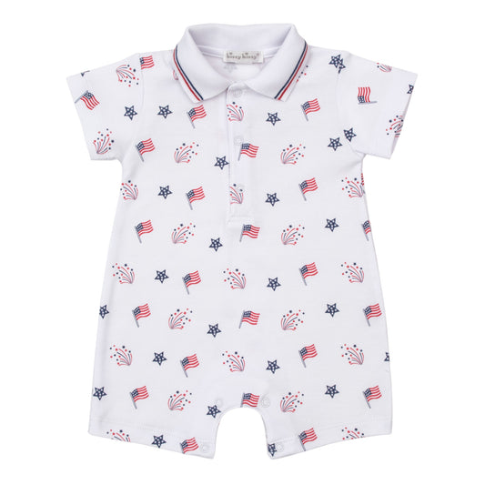 Kissy Kissy Star-Spangled Freedom Romper