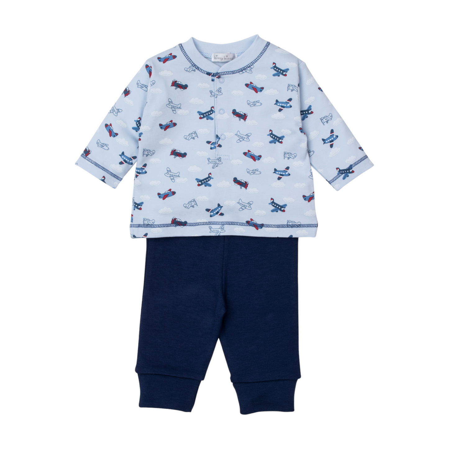 Kissy Kissy Sky-High Planes Pant Set