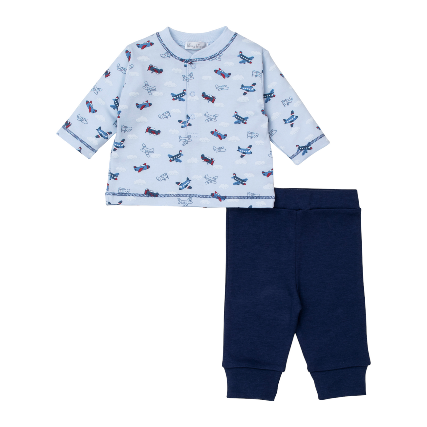 Kissy Kissy Sky-High Planes Pant Set