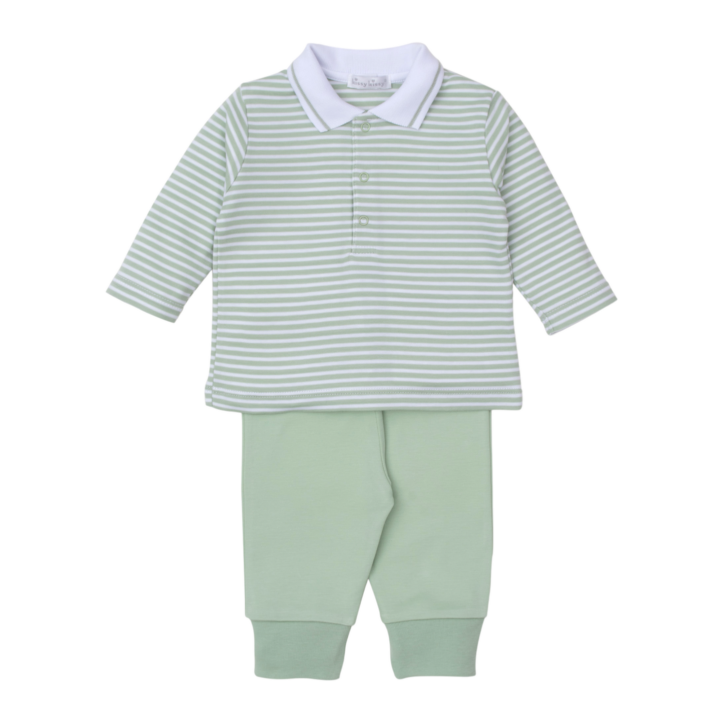 Kissy Kissy Big Hearted Bears Stripe Pant Set