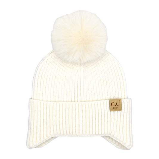Truly Contagious Toasty and Warm Ear Flap Kids Beanie