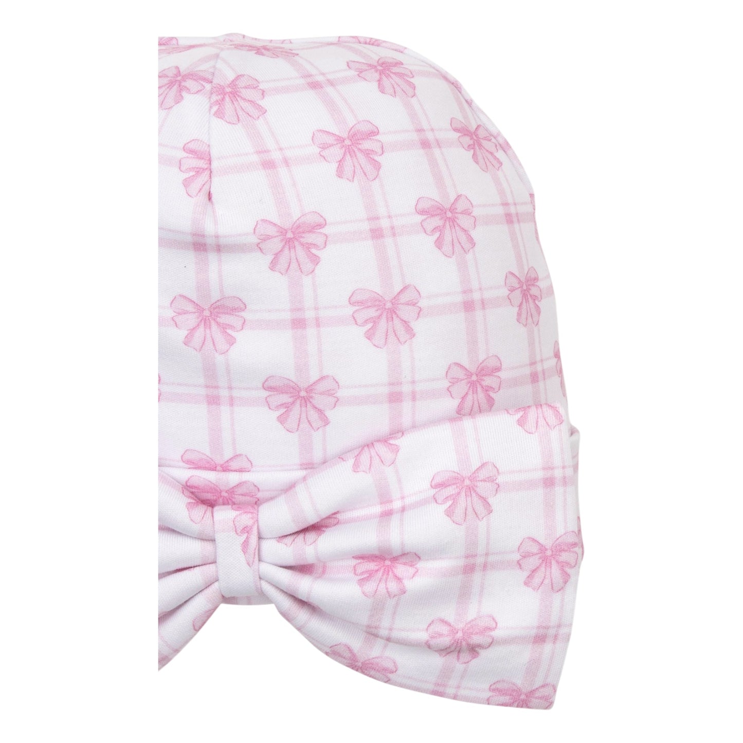 Kissy Kissy Windowpane Bow Hat