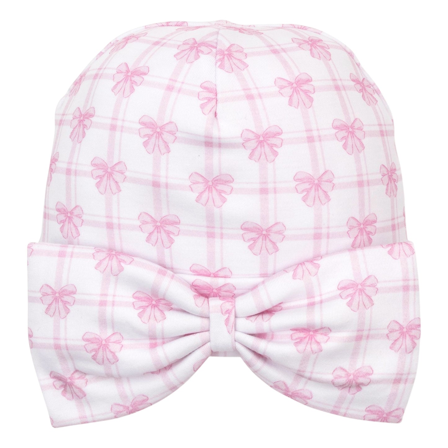 Kissy Kissy Windowpane Bow Hat