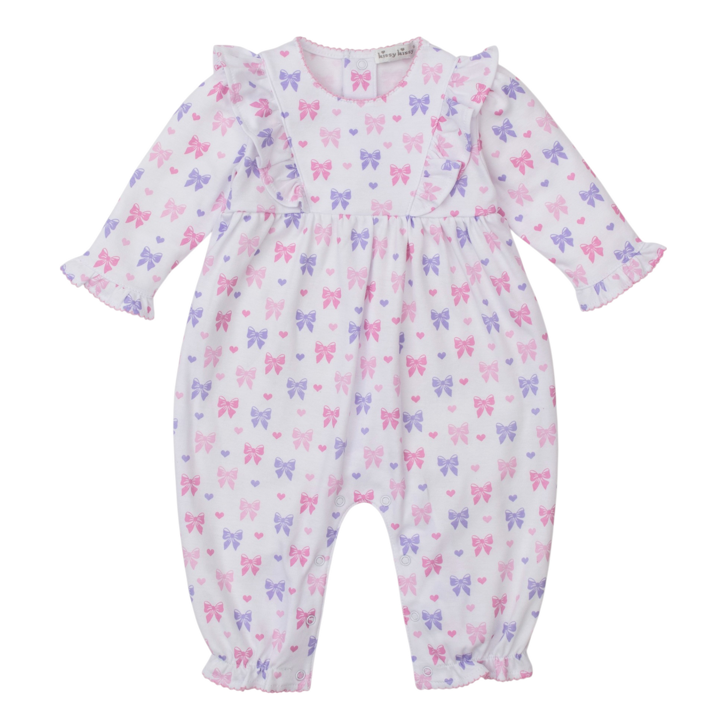 Kissy Kissy Billowy Bows Romper