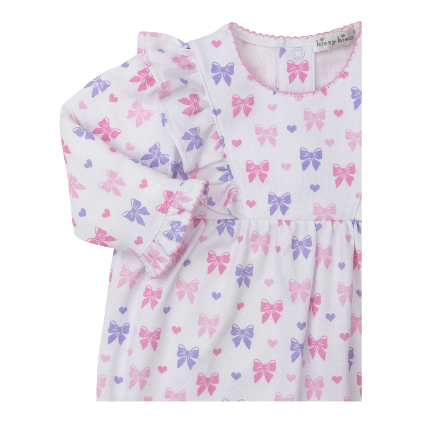 Kissy Kissy Billowy Bows Romper
