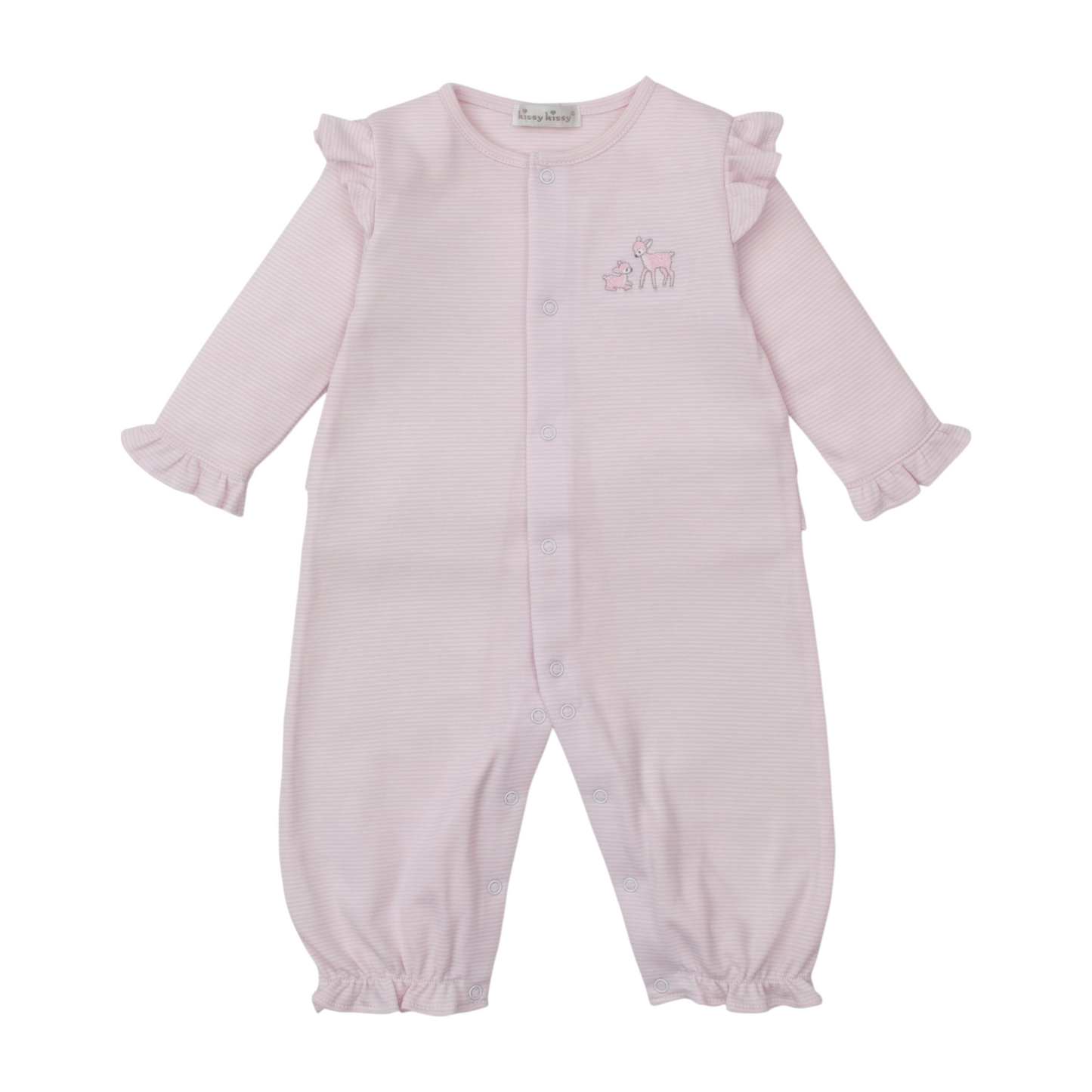 Kissy Kissy Forest Fanfare Stripe Romper