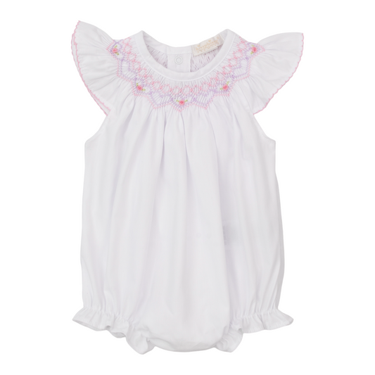 Kissy Kissy CLB Summer Bishop 25 Hand Smocked Woven Bubble