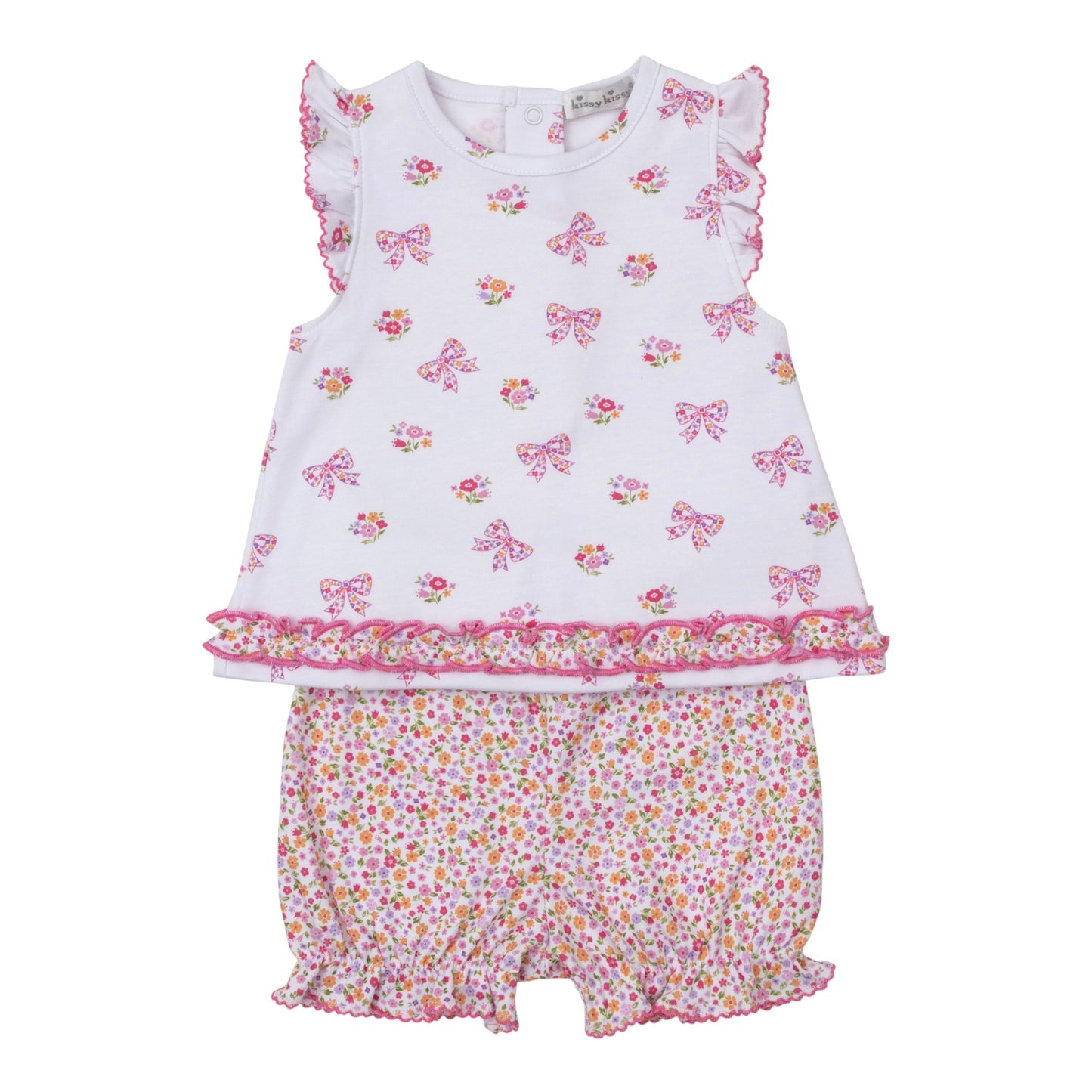 Kissy Kissy Blossoming Bows Sunsuit Set