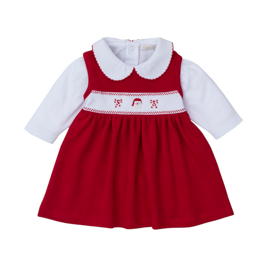 Kissy Kissy CLB Holiday Medley Hand Embroidered Jumper Set