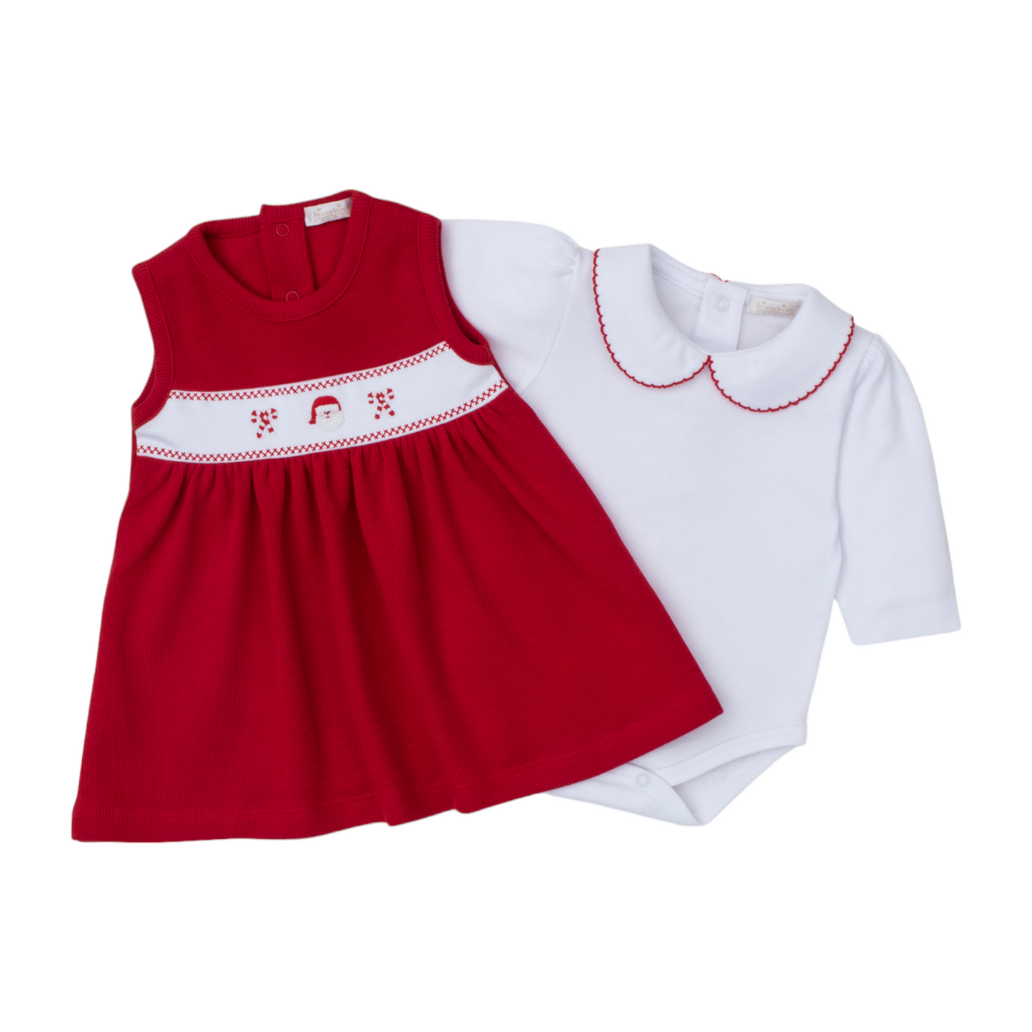 Kissy Kissy CLB Holiday Medley Hand Embroidered Jumper Set