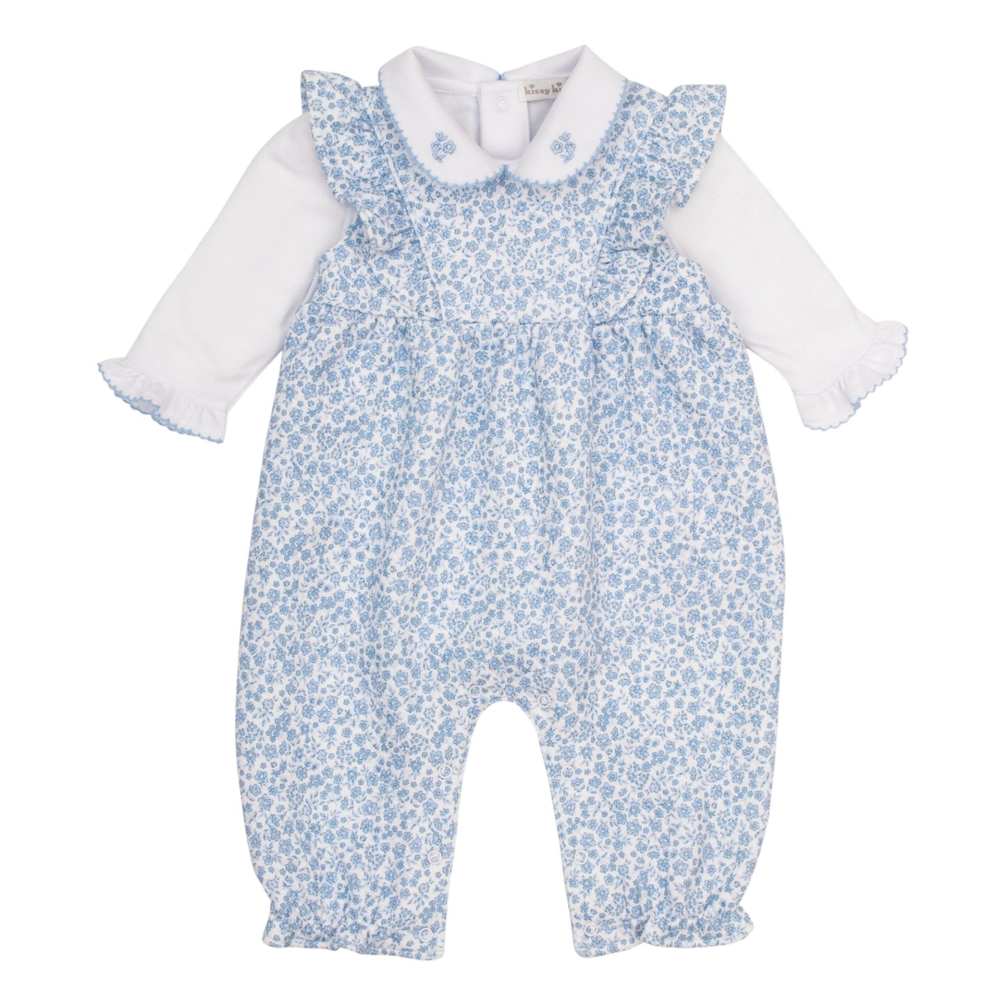 Kissy Kissy Fall Blooms Overall Set