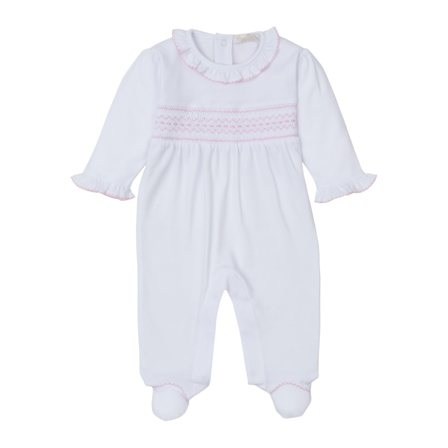 Kissy Kissy Hand Smocked CLB Footie