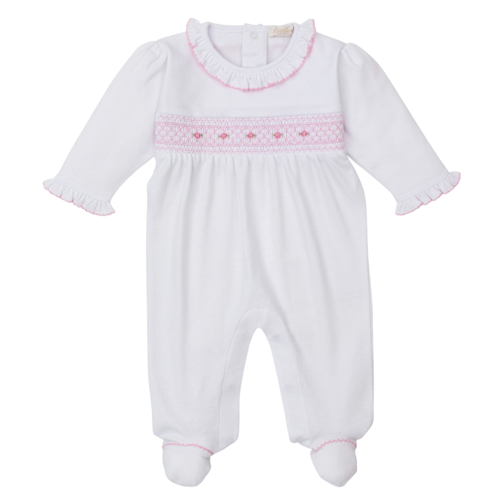 Kissy Kissy CLB Fall 25 Hand Smocked Footie