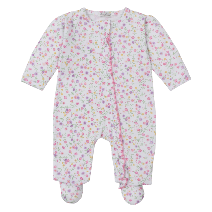 Kissy Kissy Autumn Blossoms Zip Footie