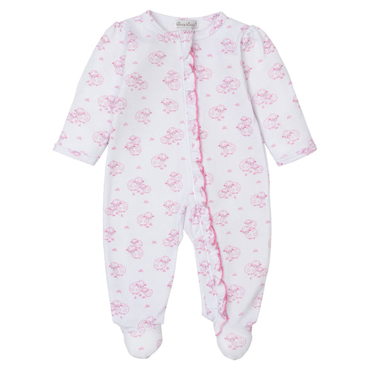 Kissy Kissy Sweet Sheep Zip Footie