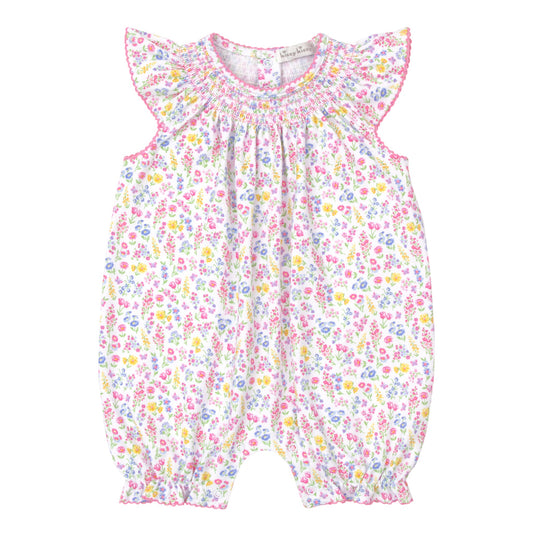 Kissy Kissy Pastel Gardens Smocked Romper