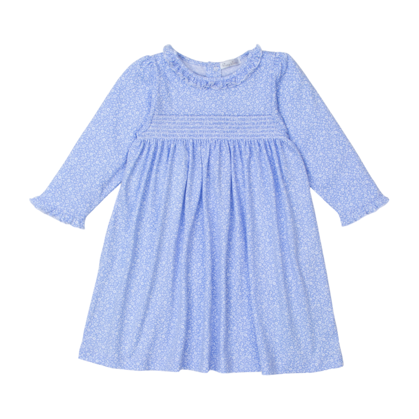 Kissy Kissy Fall Flower Patch Smocked Dress