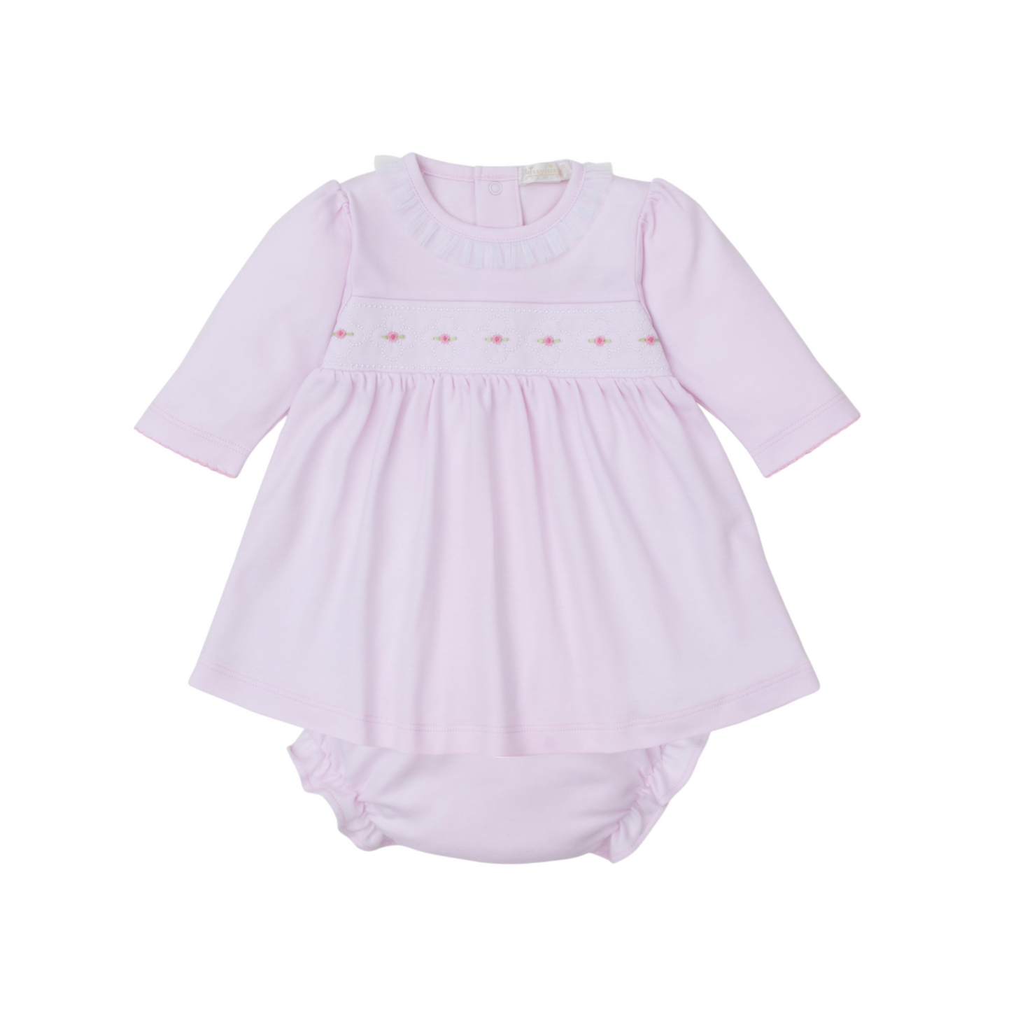 Kissy Kissy Premier Rosabella Hand Emb Dress Set