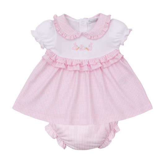 Kissy Kissy Baby Bunny Patch Dress Set