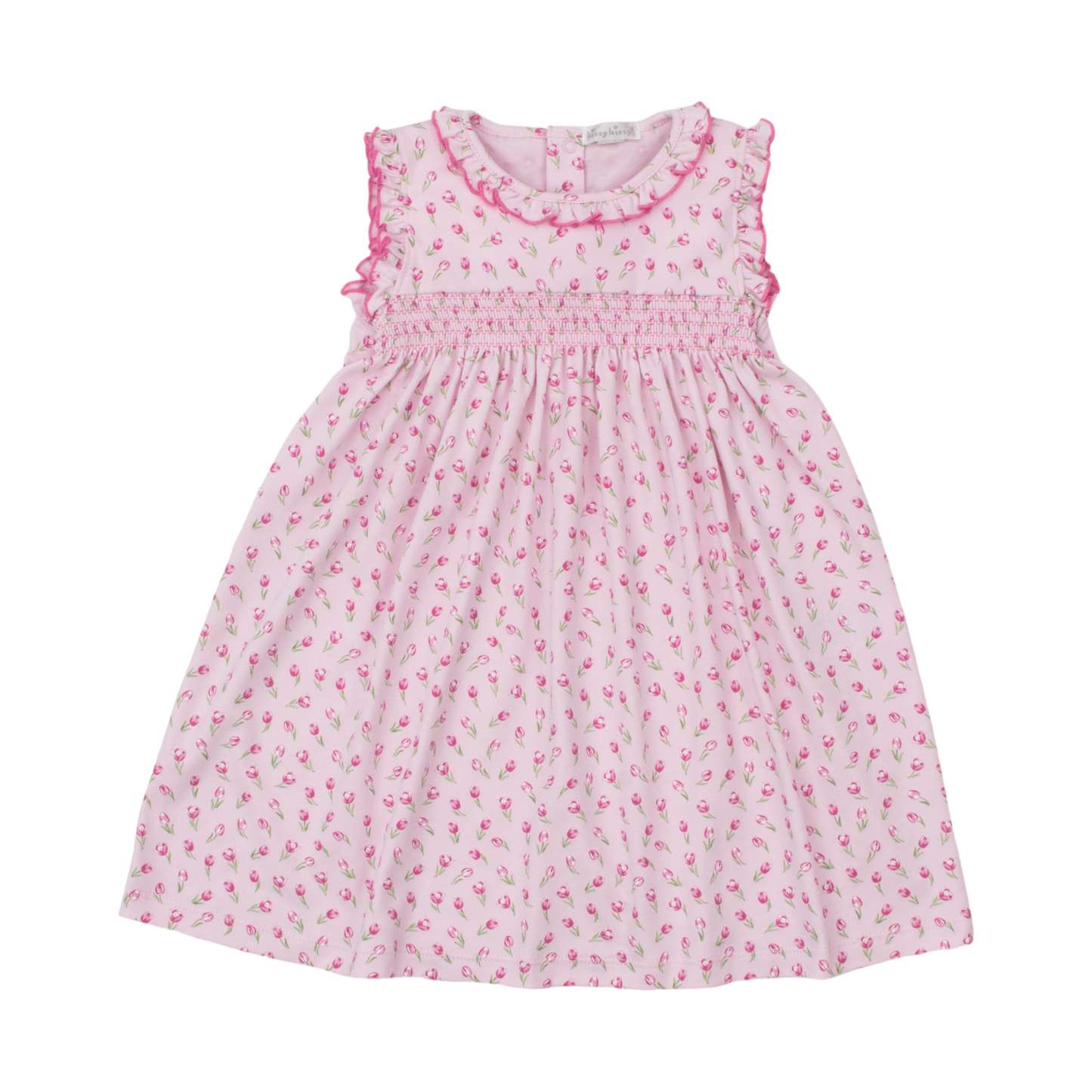 Kissy Kissy Tulip Blossoms Smocked Toddler Dress