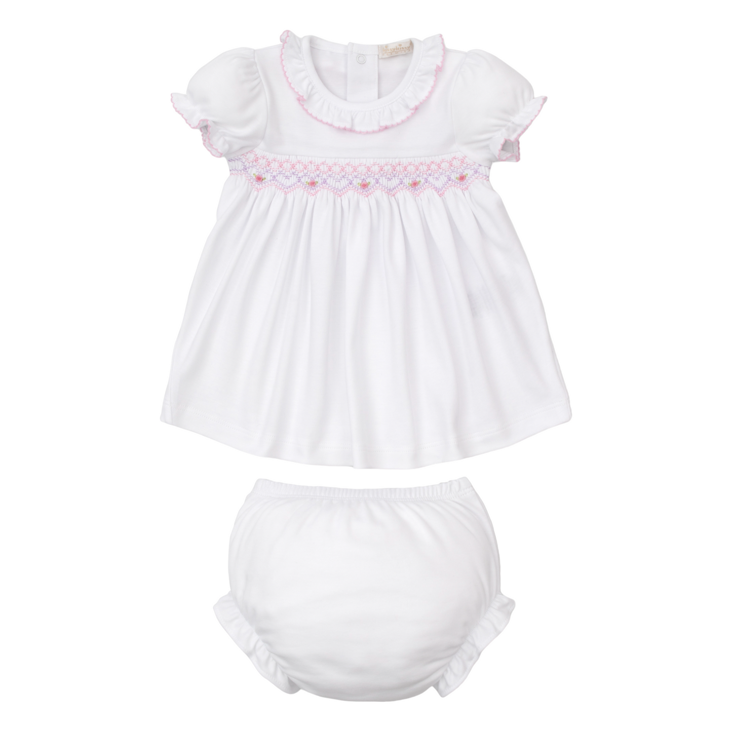 Kissy Kissy CLB Summer 25 Hand Smocked Bishop Dress Set