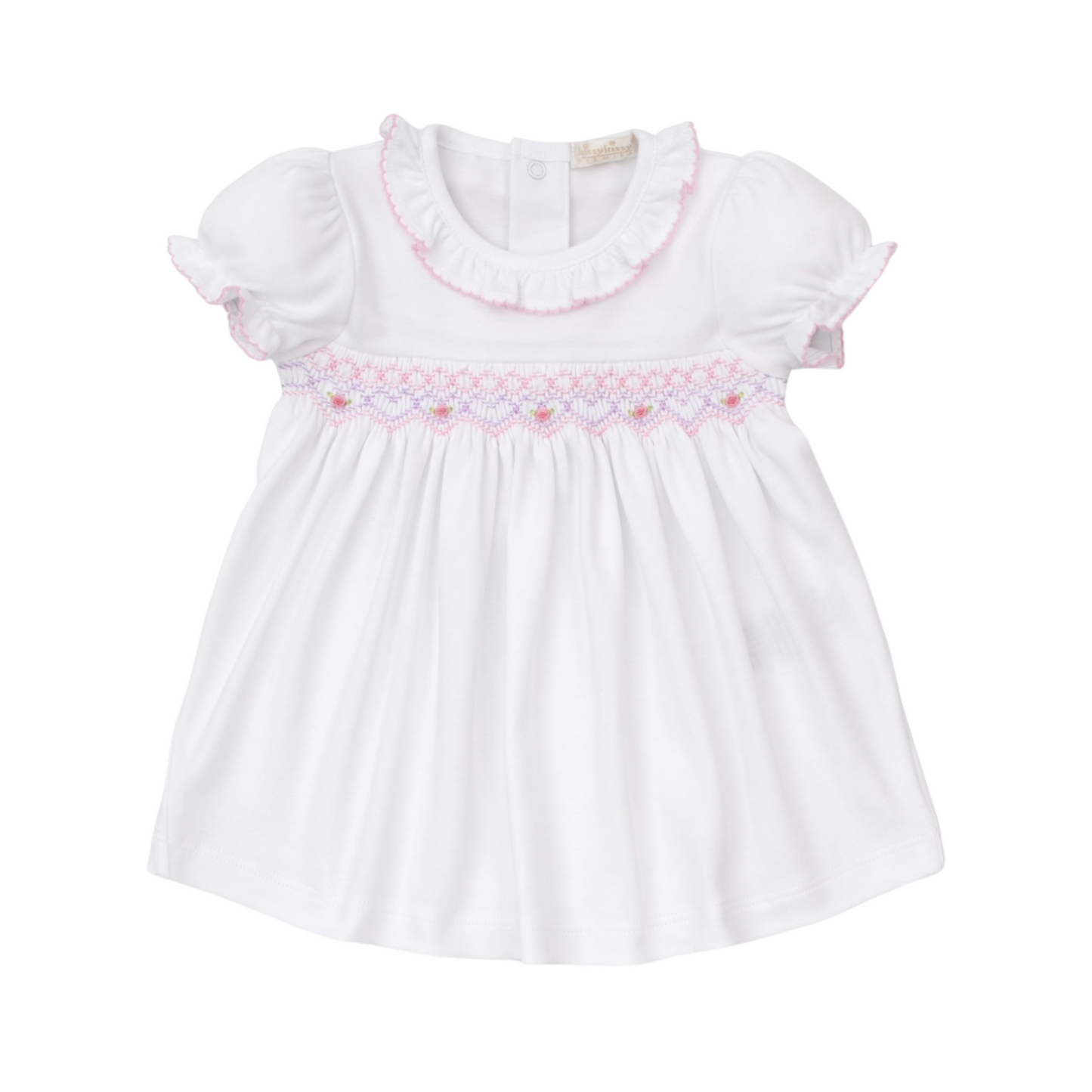 Kissy Kissy CLB Summer 25 Hand Smocked Bishop Dress Set