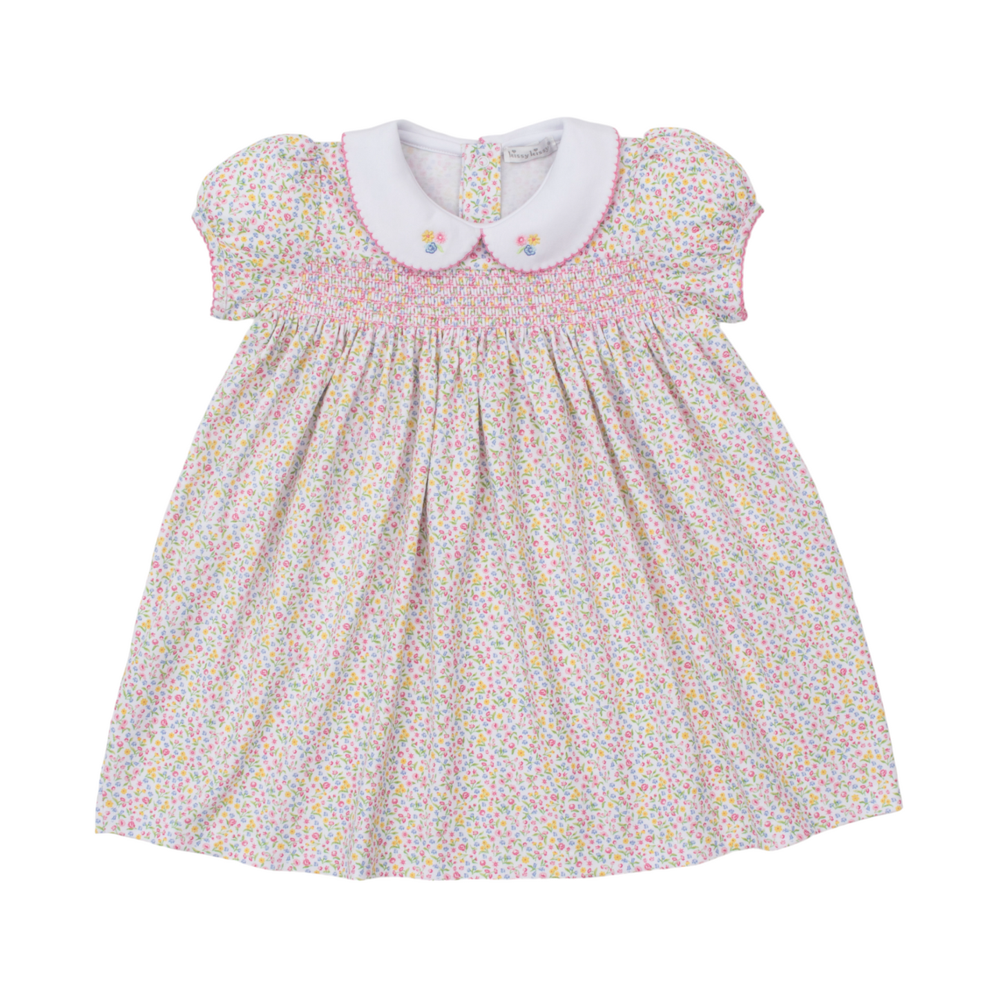 Kissy Kissy Garden Trellis Smocked Dress