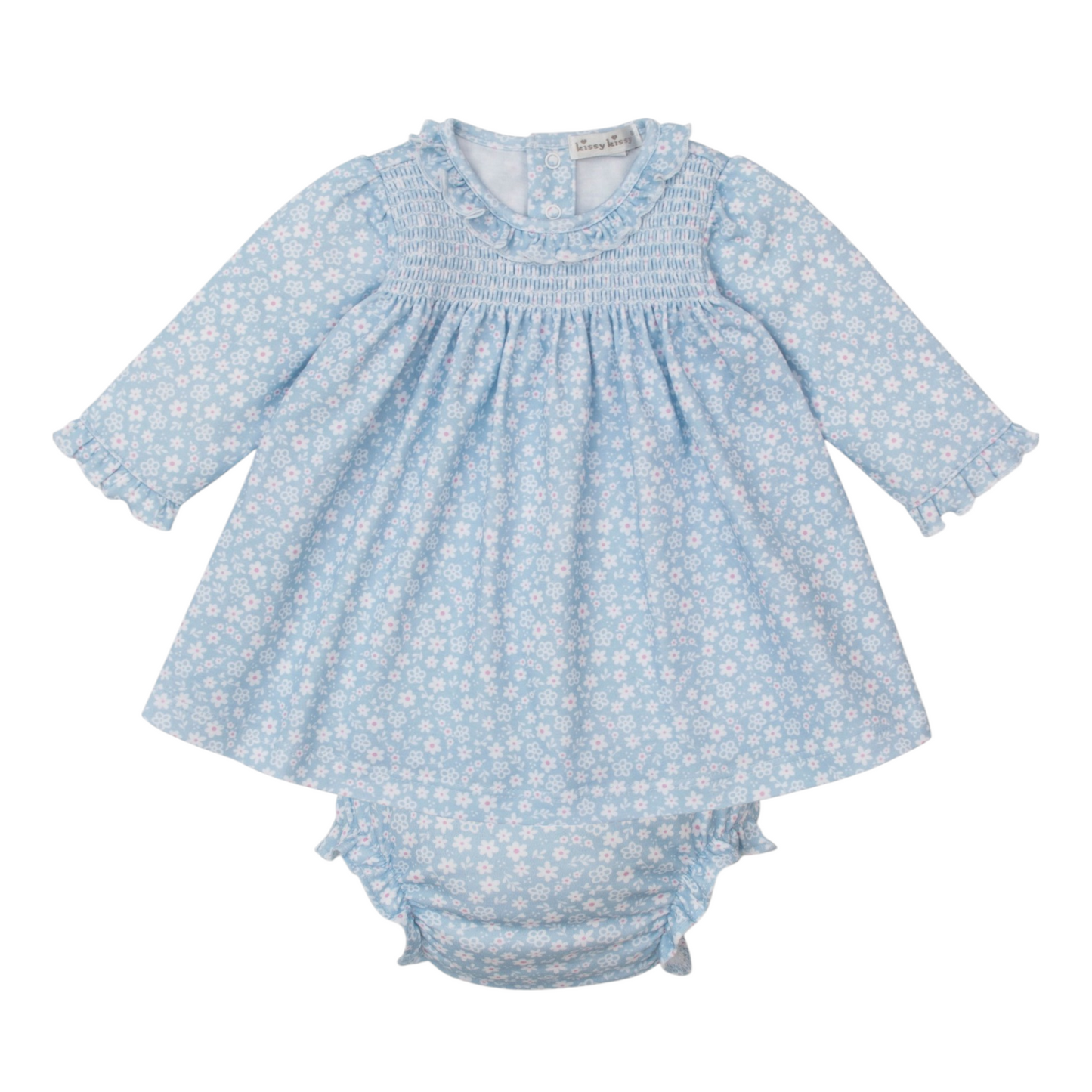 Kissy Kissy Fall in Bloom Smocked Dress Set