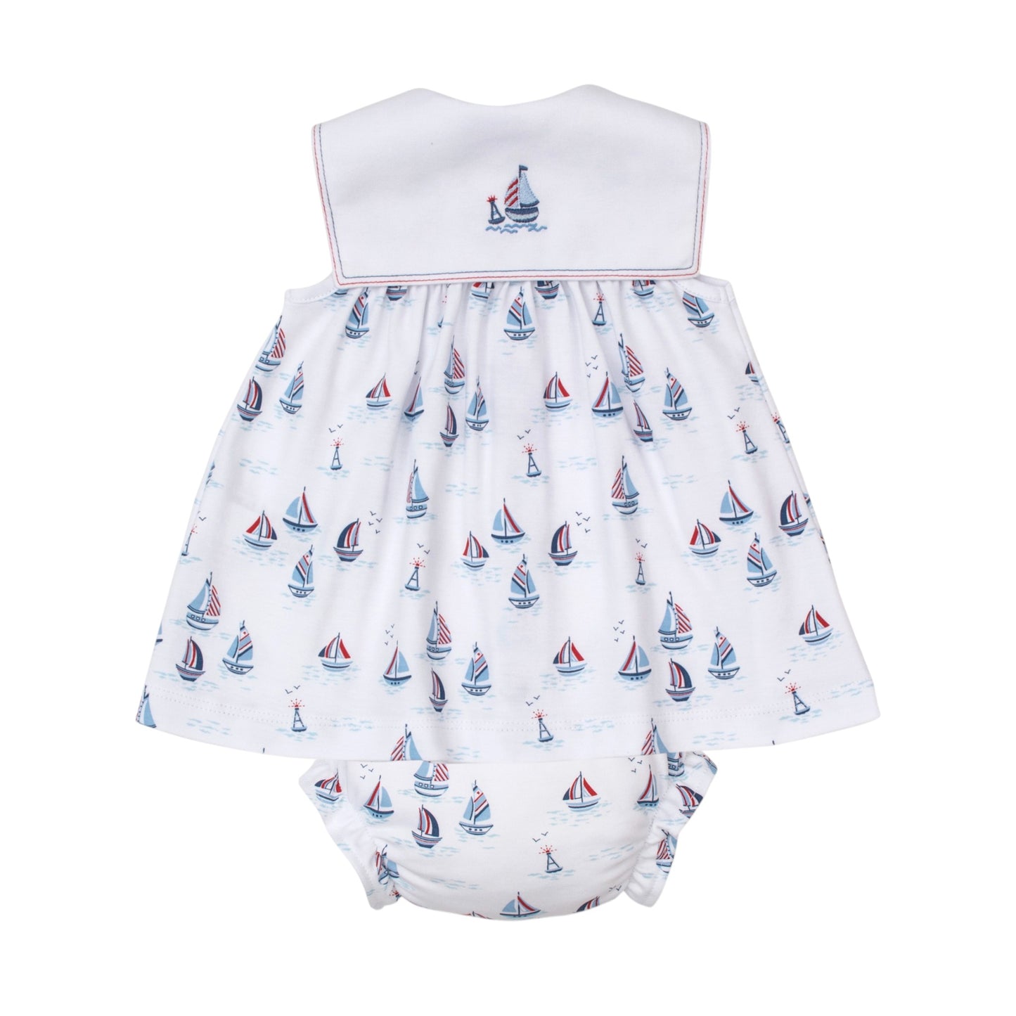 Kissy Kissy Sailboat Collar Dress Set