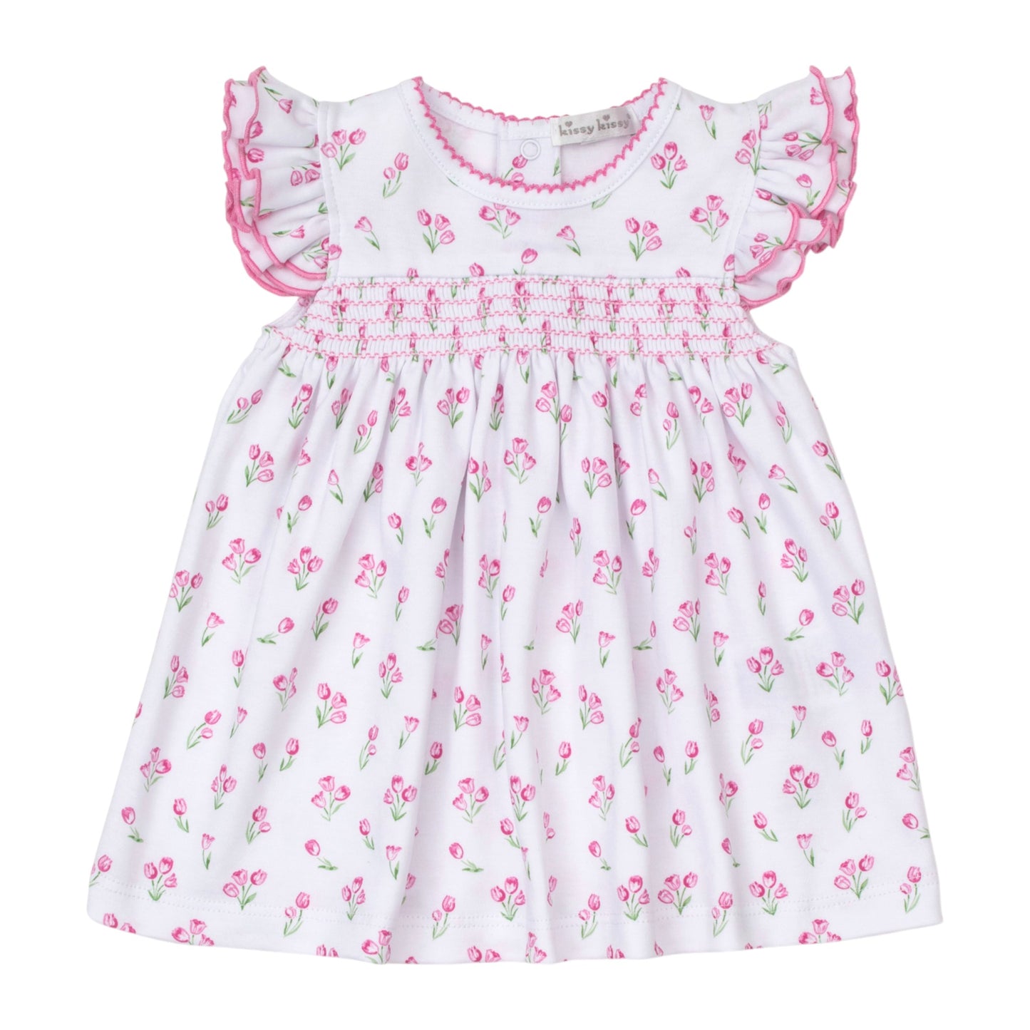 Kissy Kissy Timeless Tulip Smocked Dress Set