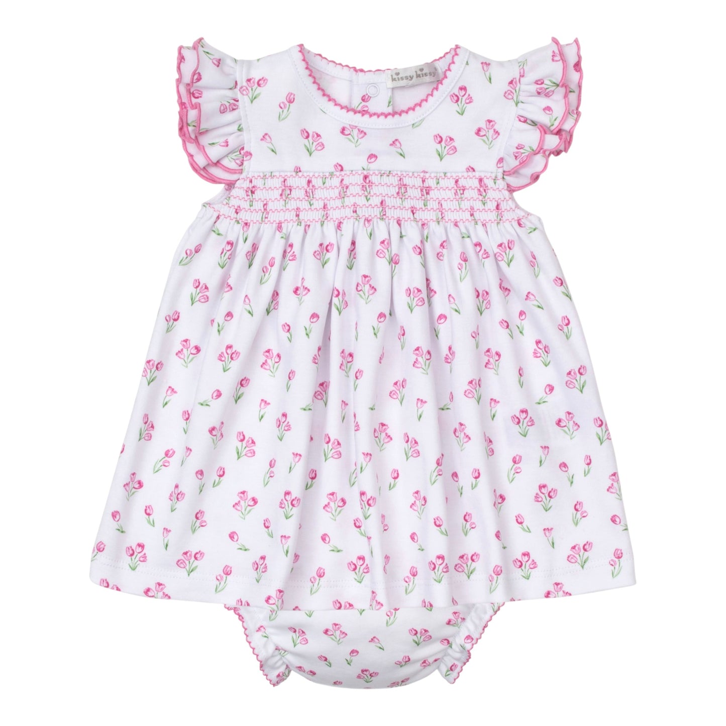 Kissy Kissy Timeless Tulip Smocked Dress Set