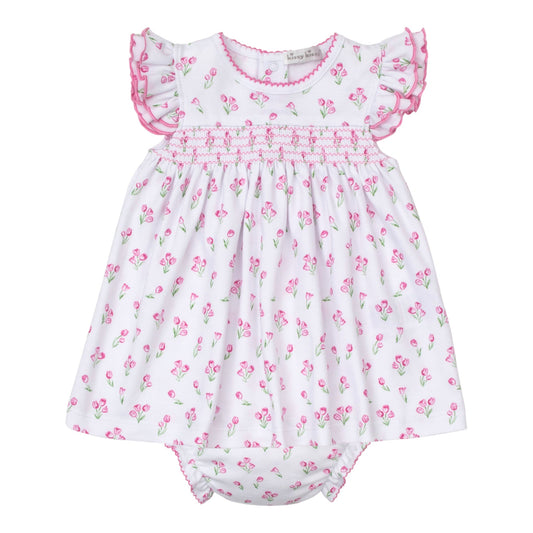 Kissy Kissy Timeless Tulip Smocked Dress Set