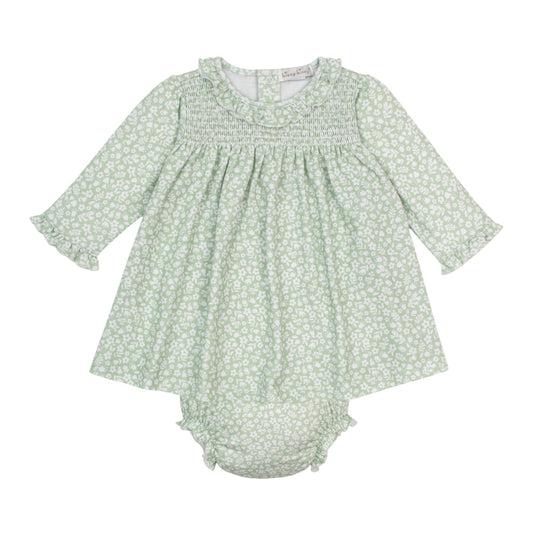 Kissy Kissy Autumn Meadows Smocked Dress Set