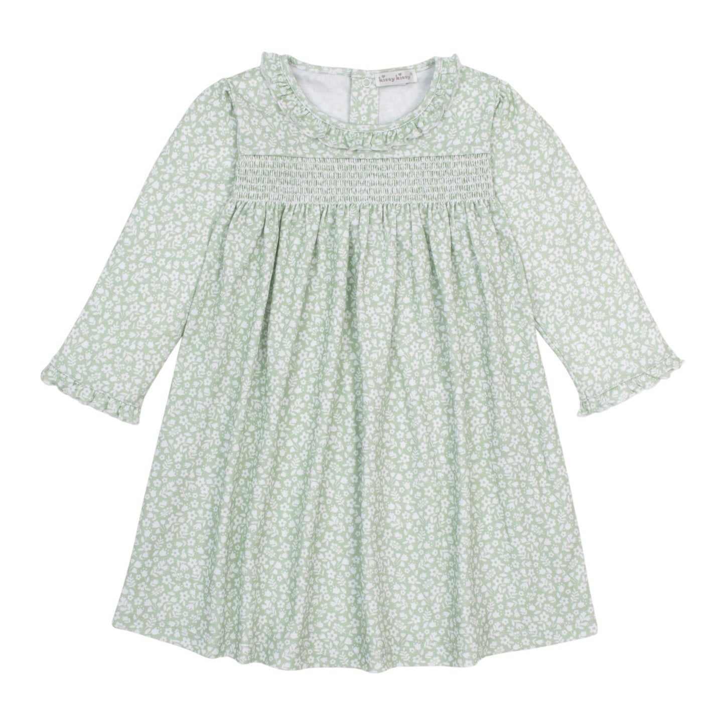 Kissy Kissy Autumn Meadows Smocked Dress