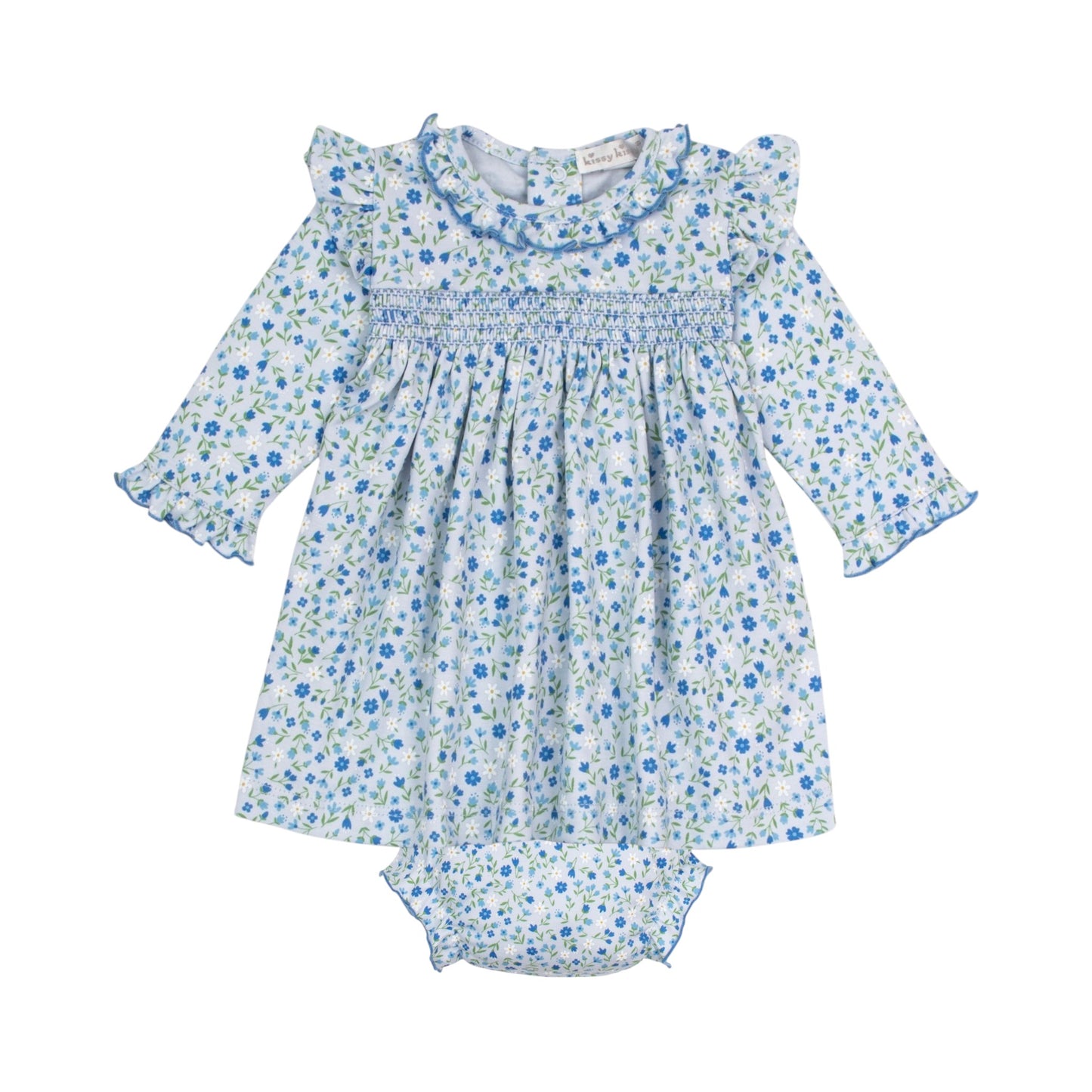 Kissy Kissy Pretty Petals Smocked Dress Set