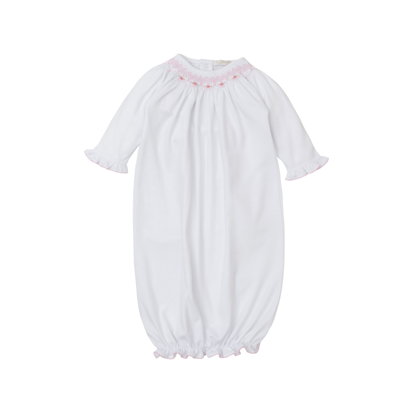 Kissy Kissy Hand Smocked CLB Summer Bishop 24 Sack Gown