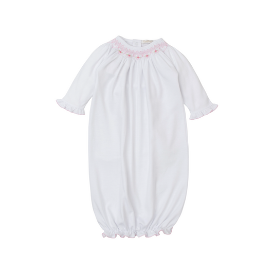 Kissy Kissy Hand Smocked CLB Summer Bishop 24 Sack Gown