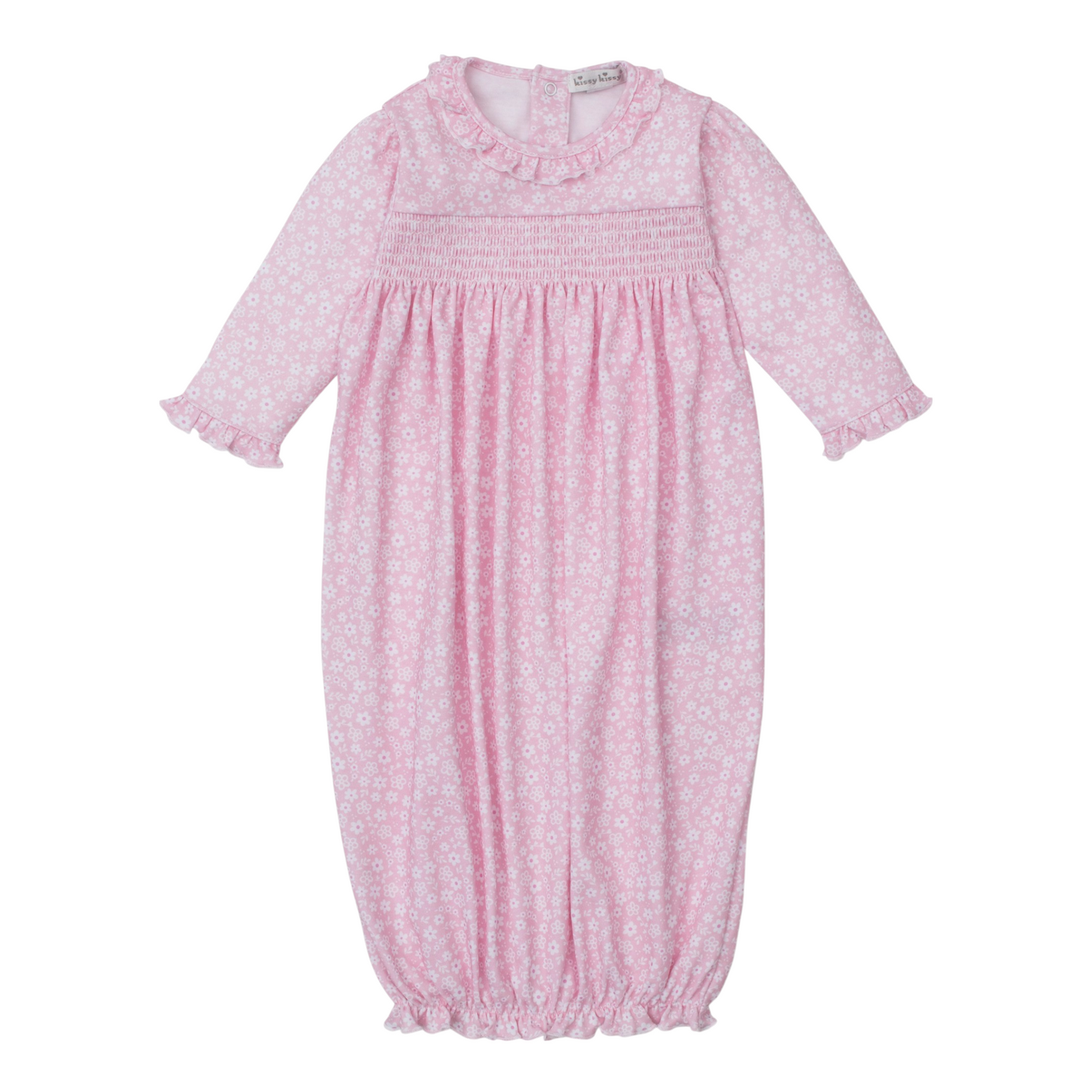 Kissy Kissy Fall in Bloom Smocked Sack Gown