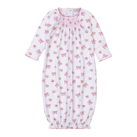 Kissy Kissy Blossoming Bows Smocked Gown