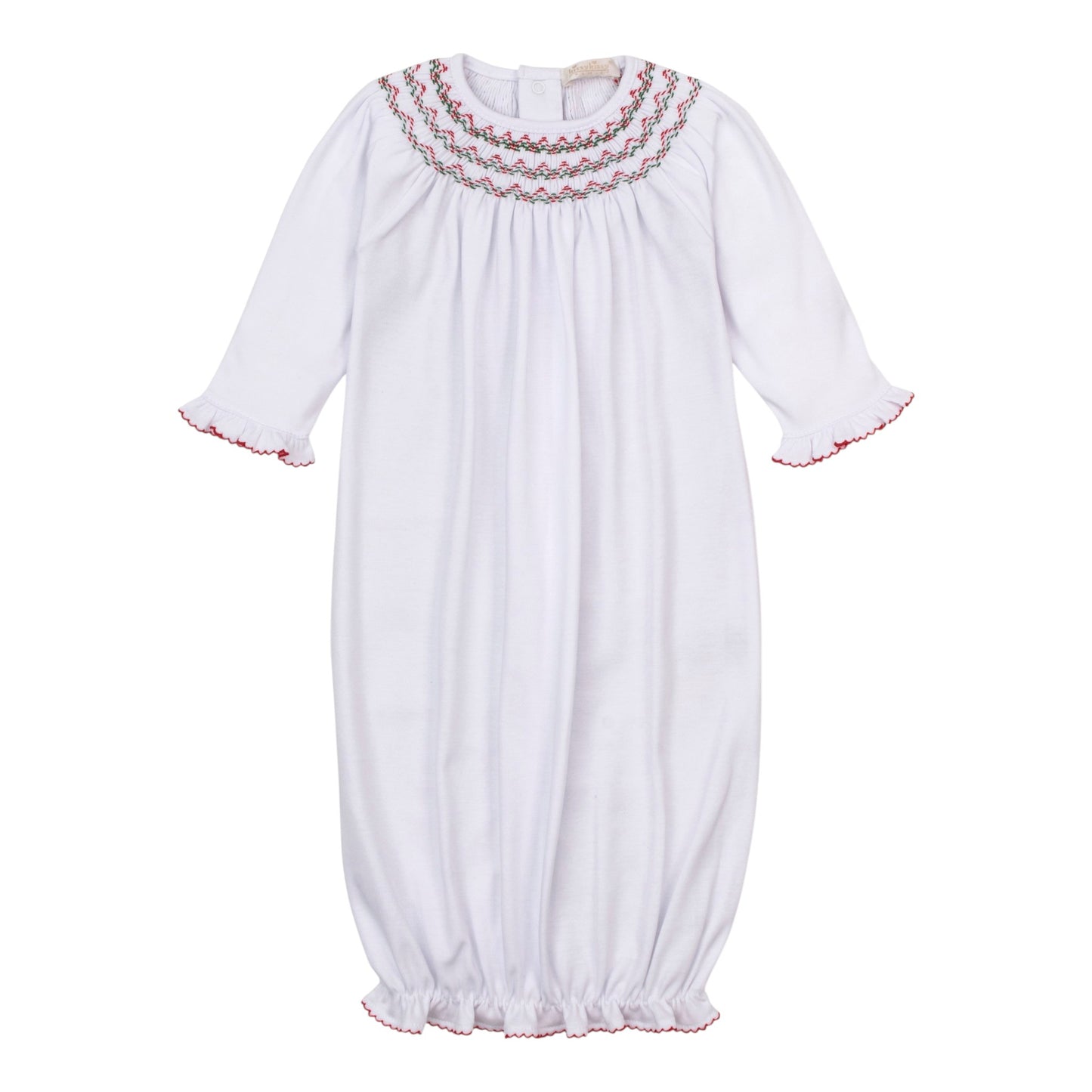 Kissy Kissy CLB 26 Holiday Medley Hand Smocked Gown