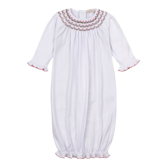 Kissy Kissy CLB 26 Holiday Medley Hand Smocked Gown
