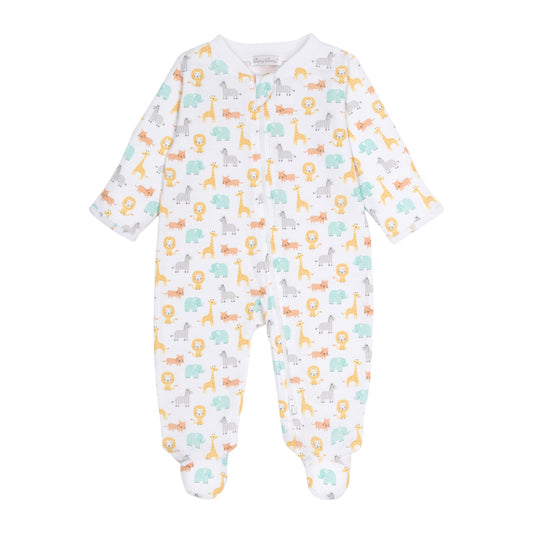 Kissy Kissy Baby Jungle Crew Zip Footie