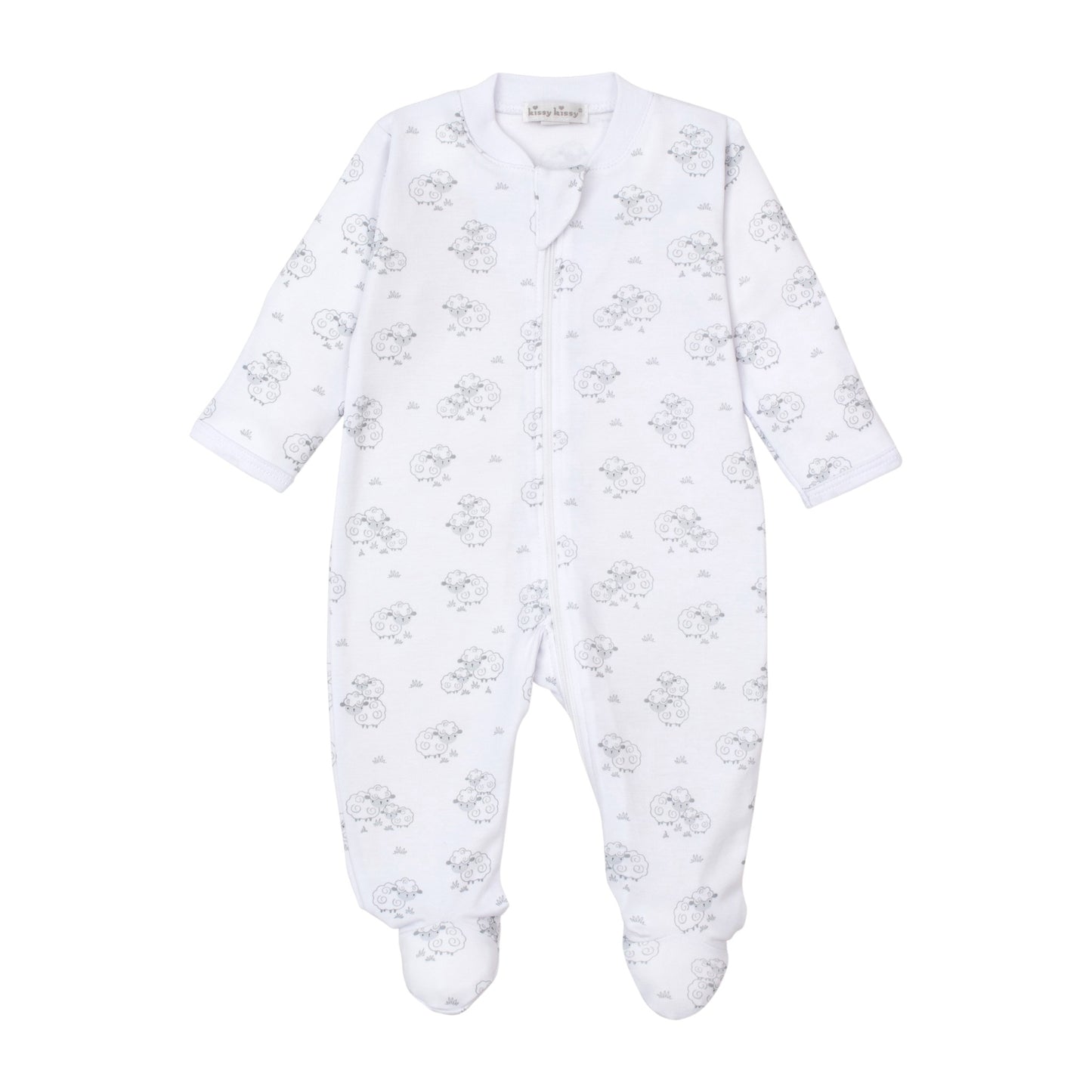 Kissy Kissy Sweet Sheep Zip Footie